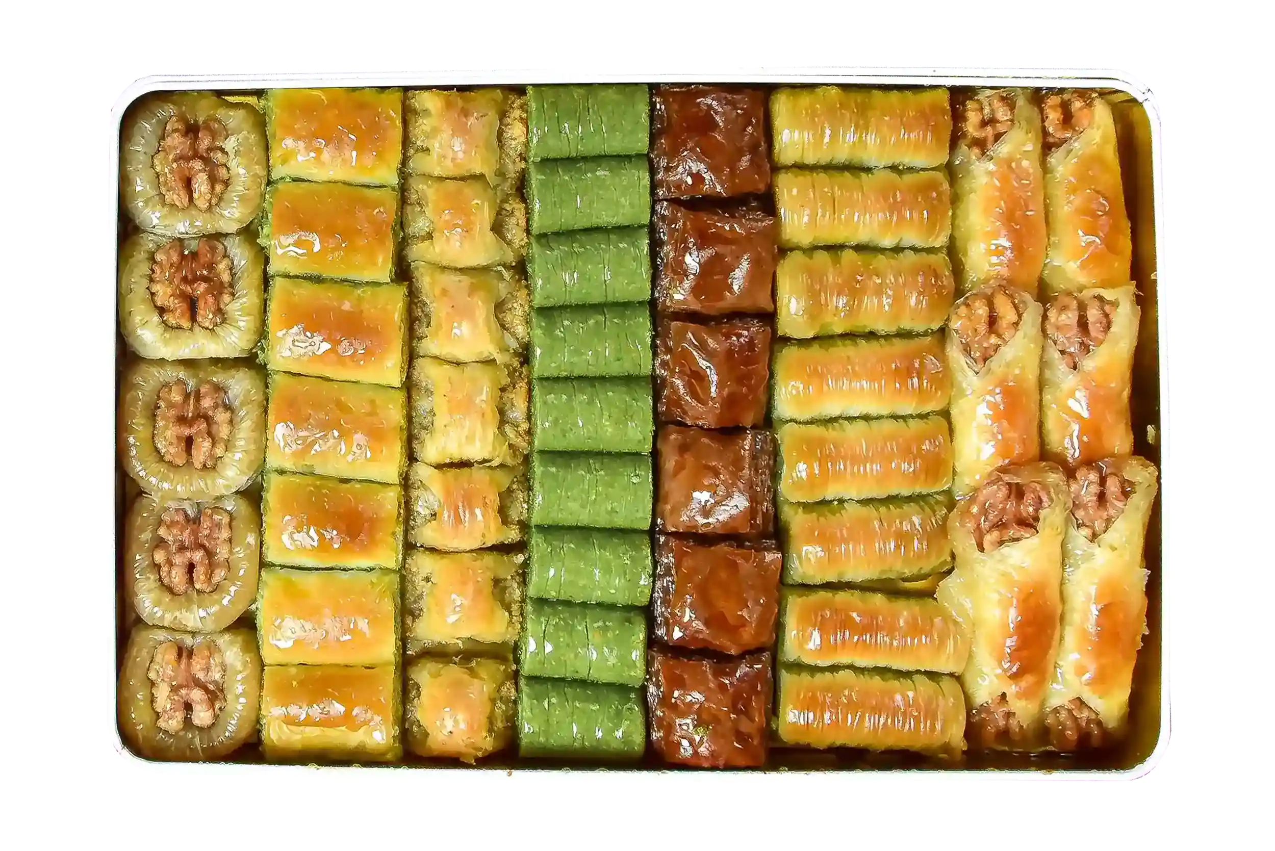 Assorted Pistachio and Walnut Mix Baklava 2 KG