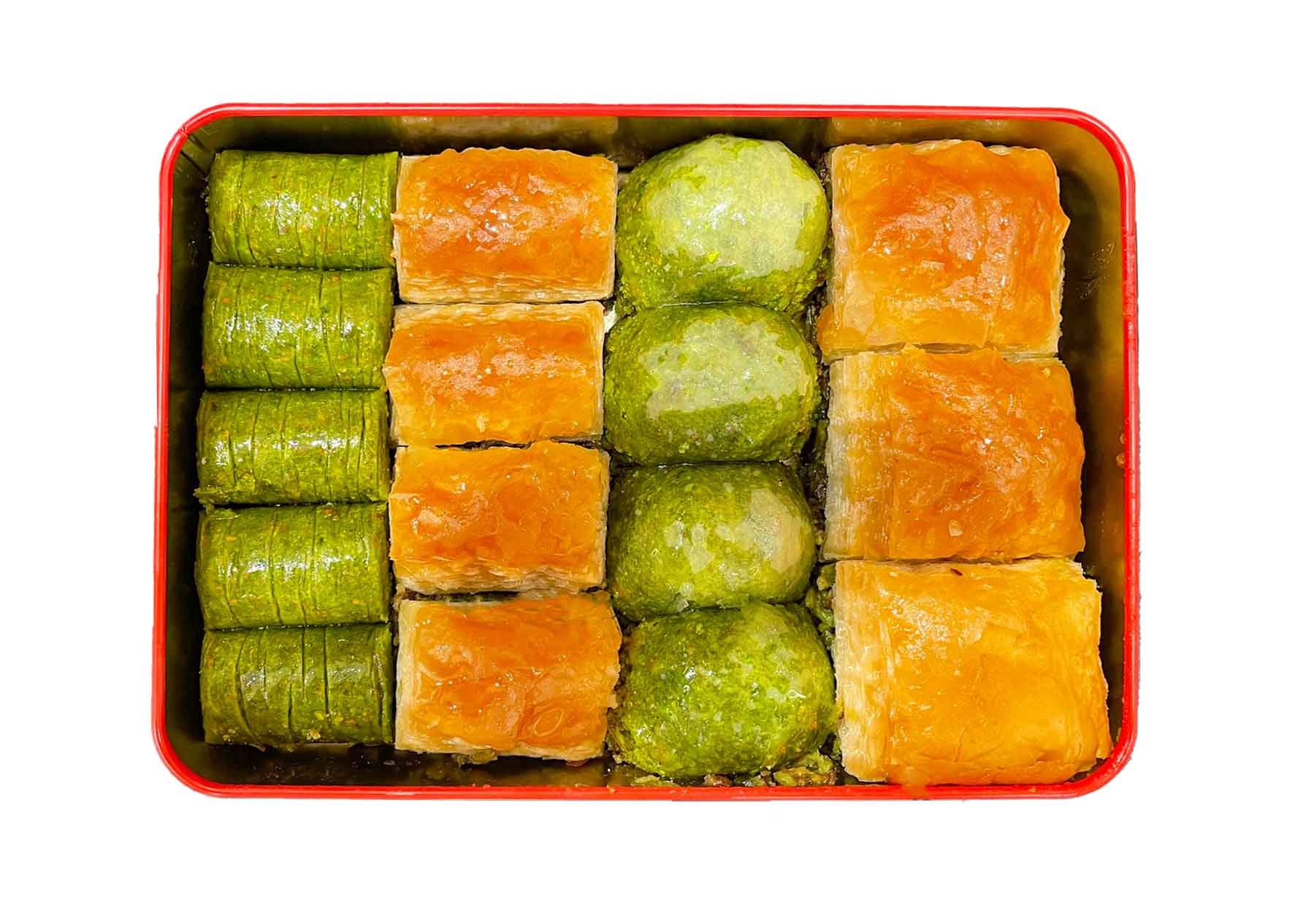 Assorted Pistachio Baklava Mini Box-7