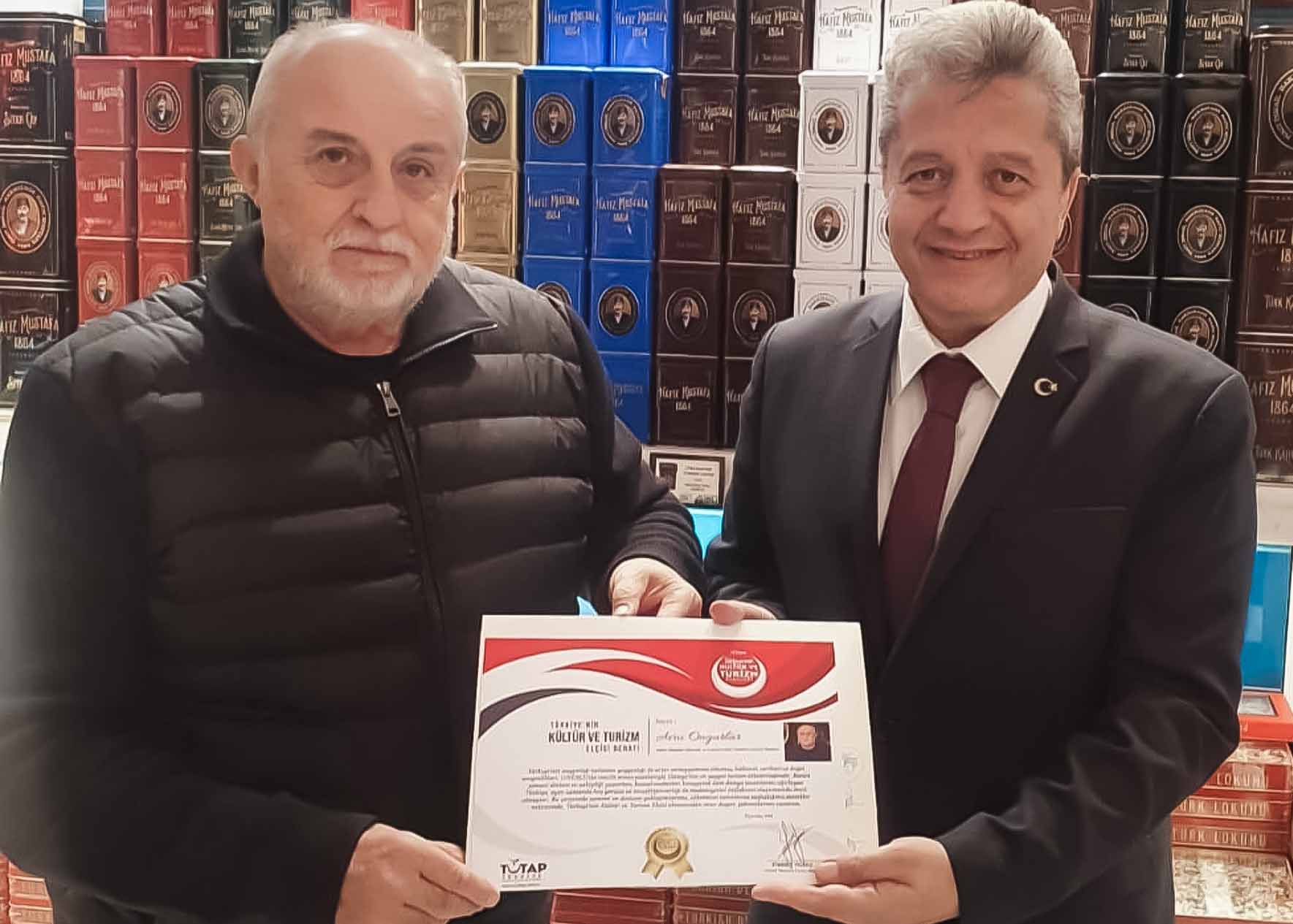 Avni Ongurlar Receives Culture and Tourism Ambassador Award